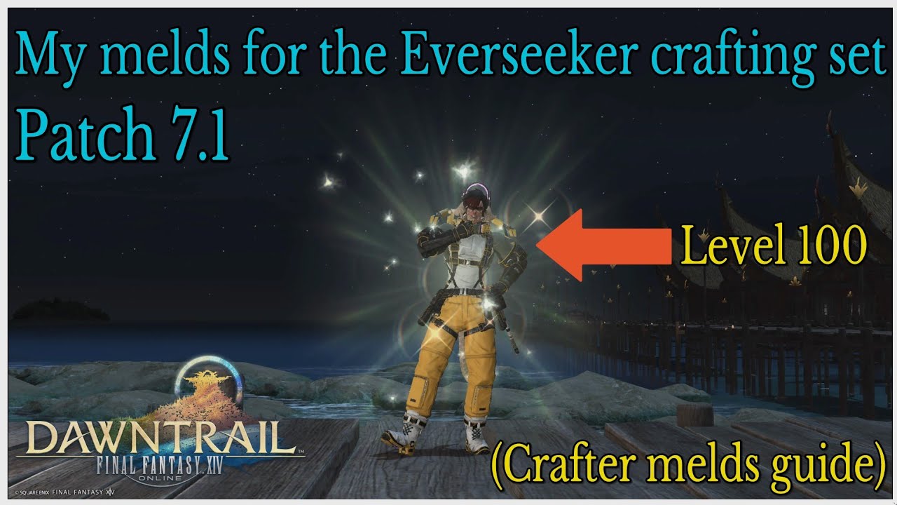 My crafting melds for the Everseeker set