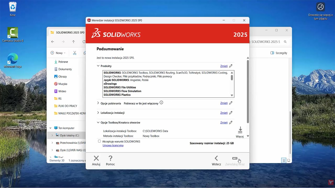 SOLIDWORKS - Instalacja, aktualizacja, aktywacja/dezaktywacja, transfer licencji (wersja 2025)