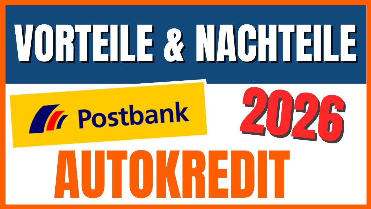 Postbank Autokredit (2025) Lohnt er sich?