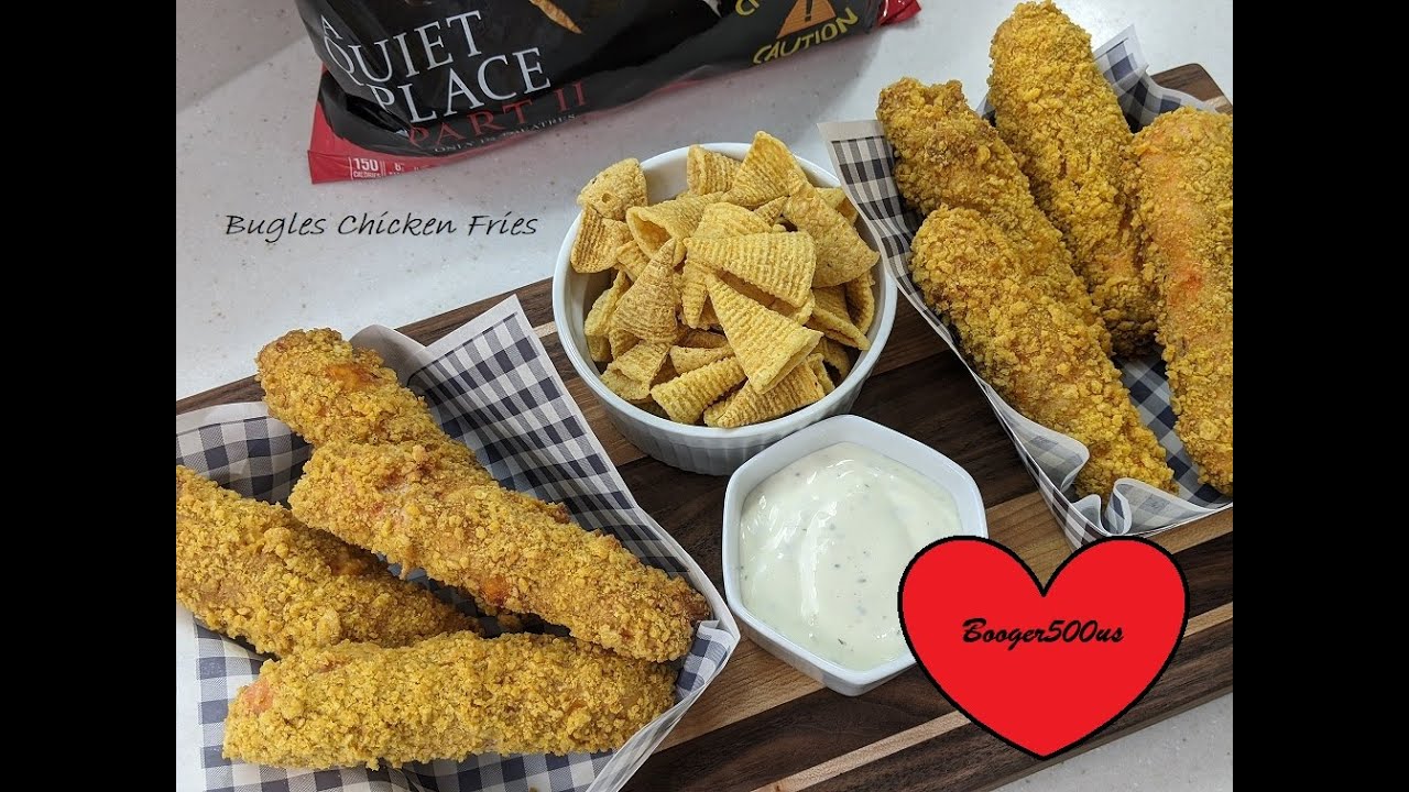 CHICKEN FRIES STICKS BUGLES CHIPS BATTER AIR FRYER