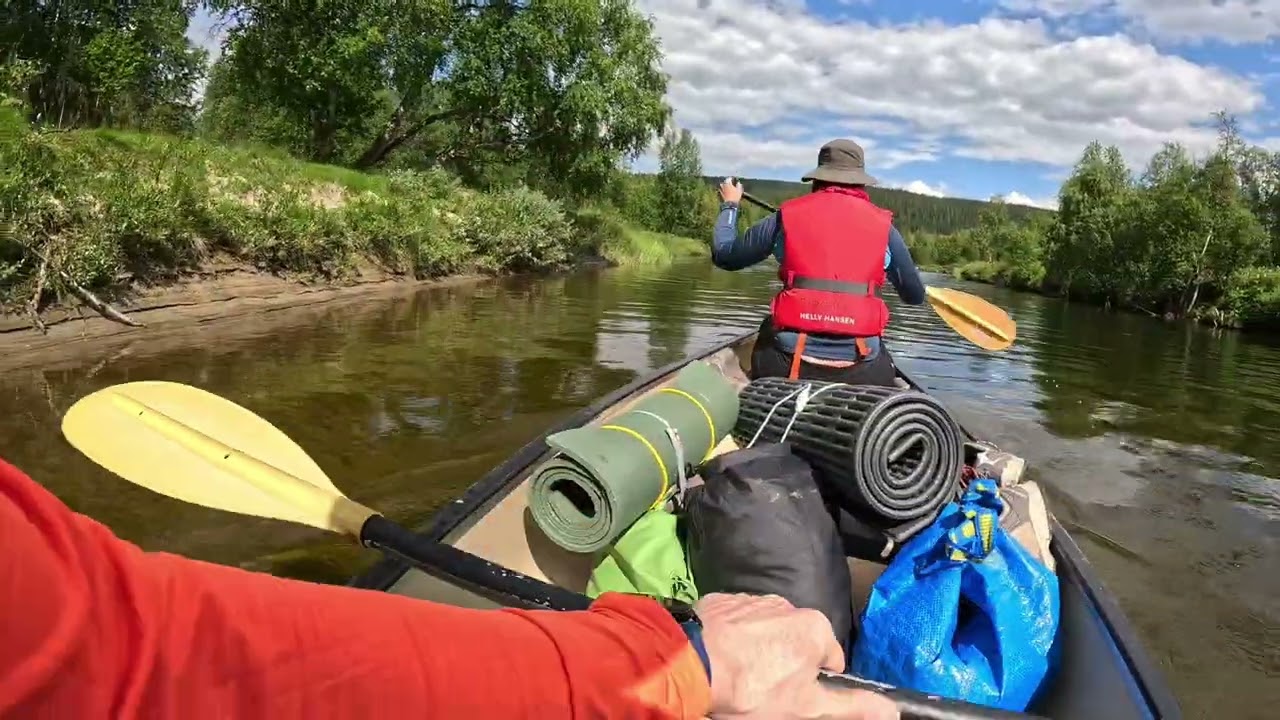 Kanadensarpaddling p&aring; Ljusnan - Flon till Fun&auml;sdalen