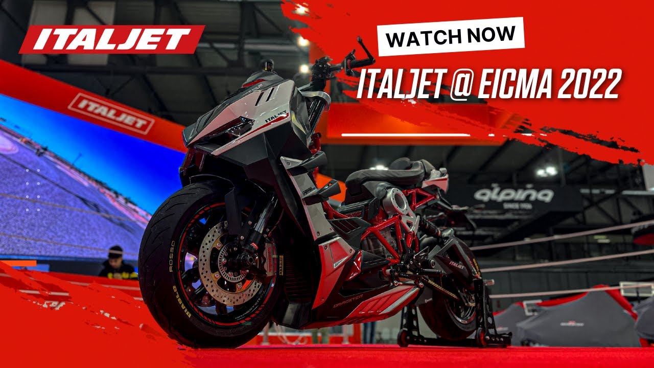 Take a look at the Italjet Dragster 500GP, Malossi Edition and new Colourways at EICMA 2022