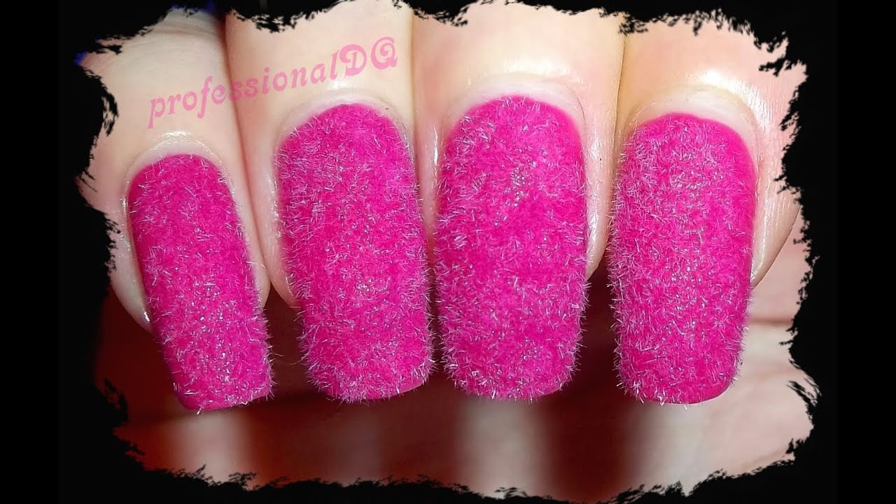 Pink Fluffy Nails!!