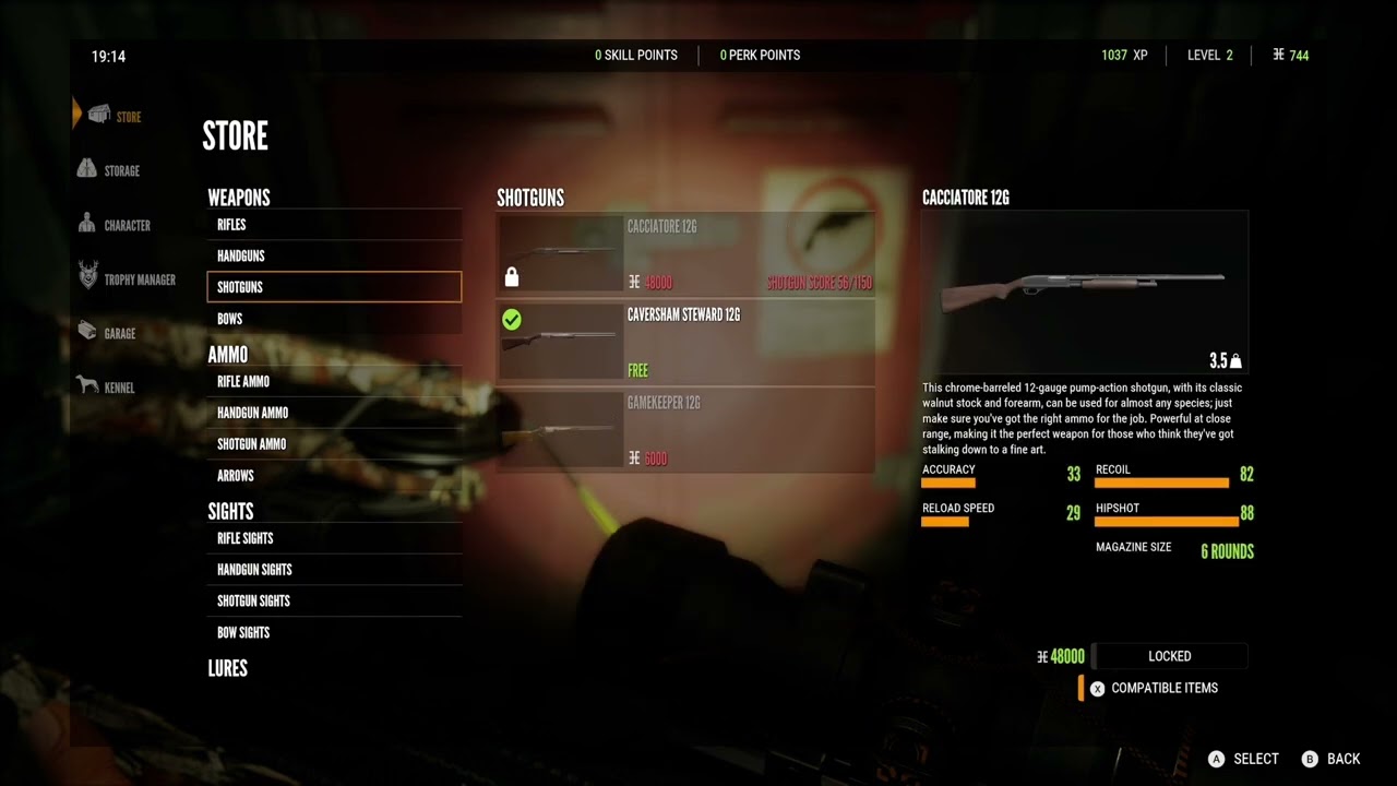 How to change your ammo in hunter call of the wild for starters