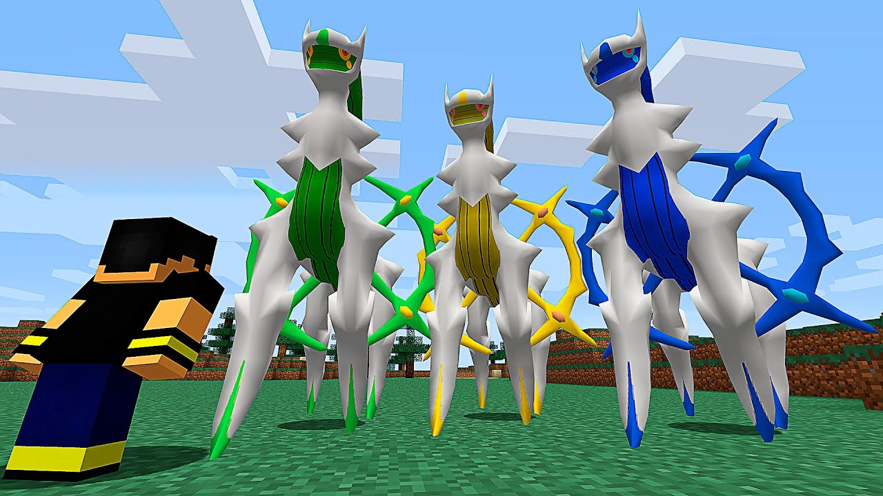 Qual o Melhor Tipo do Arceus no Minecraft Pixelmon?