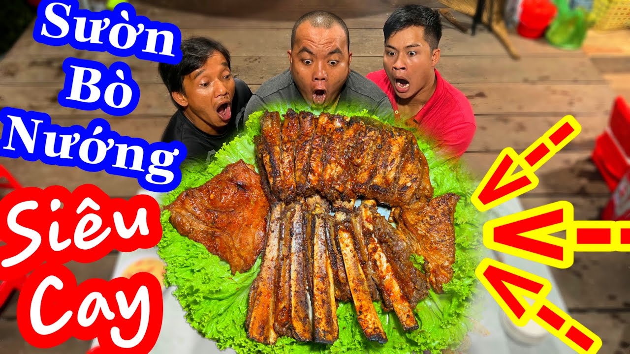 TXTV - Thánh Xàm Nguyên Mâm Sườn Bò Nướng Sa Tế Siêu Cay Ngon Cực