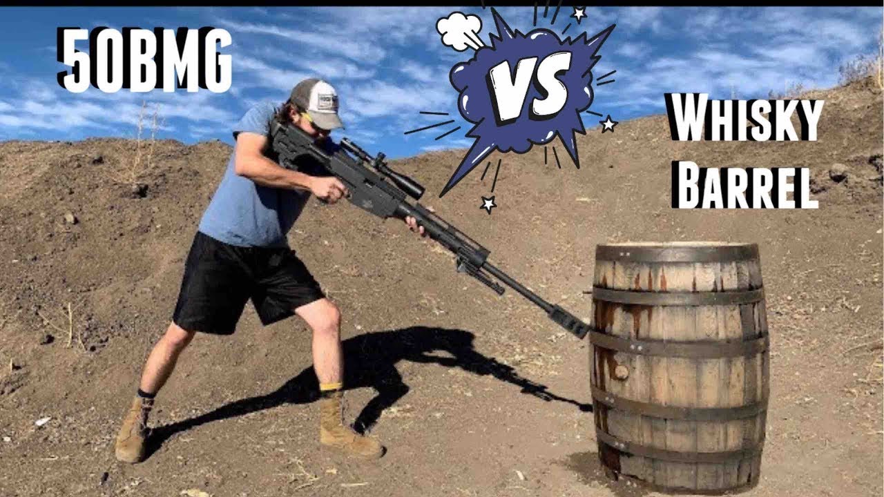 Виски из бочки против 50 BMG