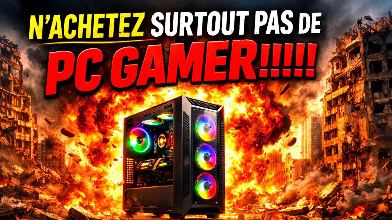 N'achetez surtout pas de PC gamer!!!!!