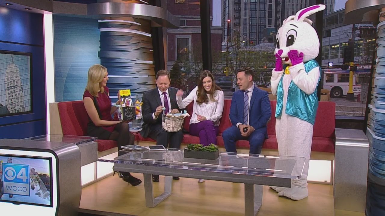 Easter Bunny Surprises WCCO Crew