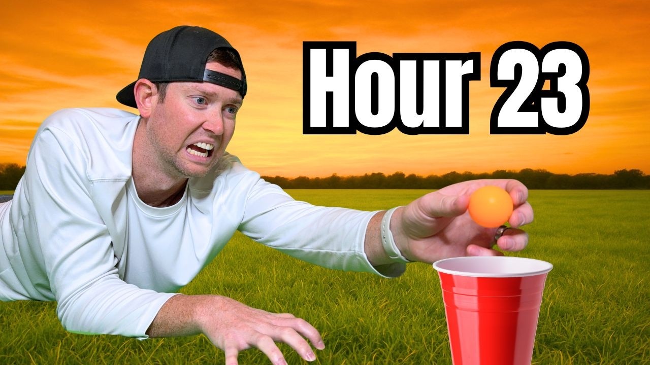 Can I Make 24 INSANE Trick Shots In Just 24 Hours? (part 2)
