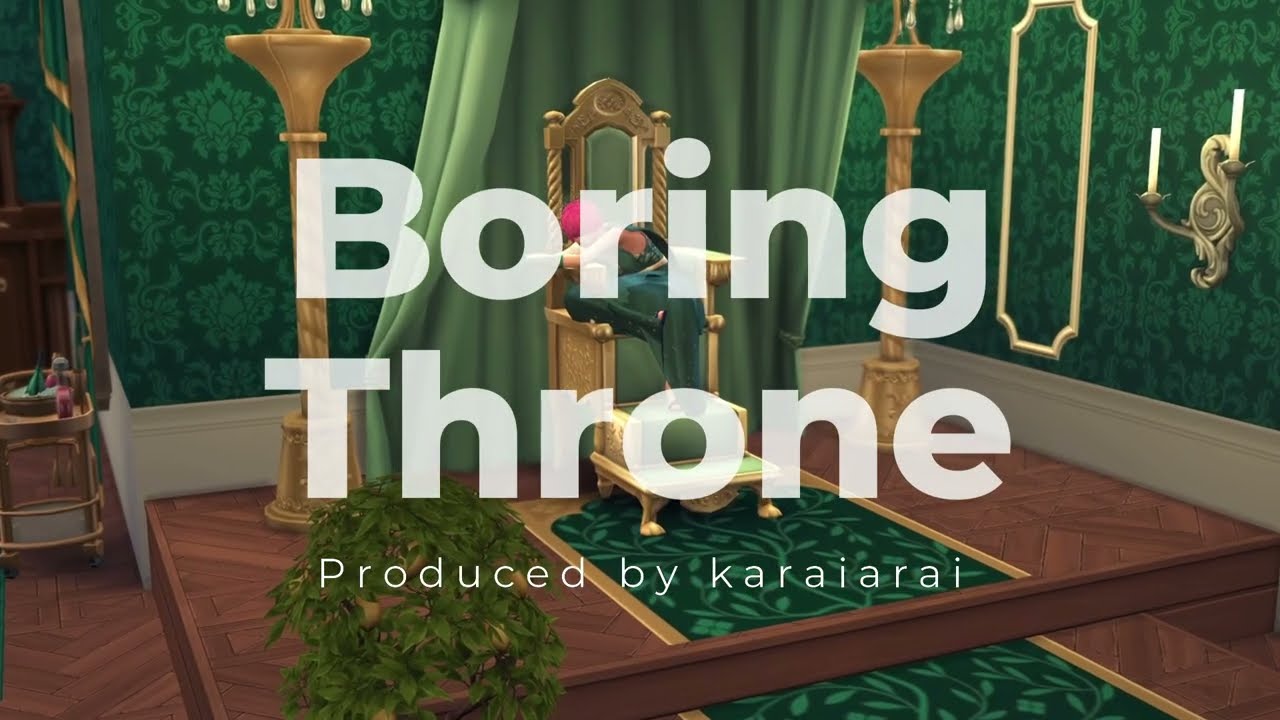 Original pose animations for The Sims4 // Boring Throne