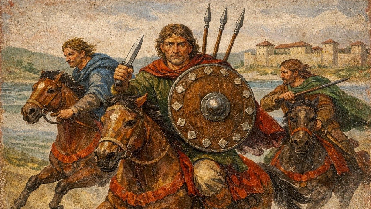Aisčių kariai Gintaro kelyje. III amžiaus kronikos.