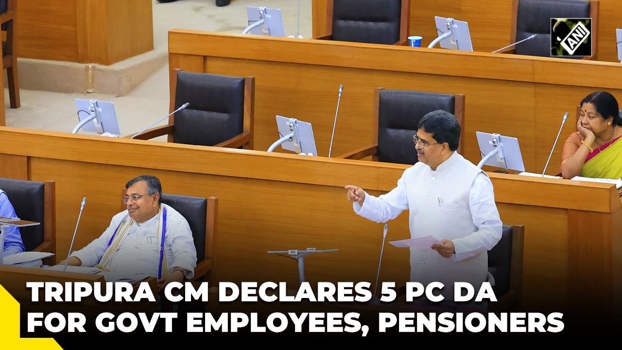 Tripura CM Manik Saha declares 5 per cent more DA for Government employees, pensioners