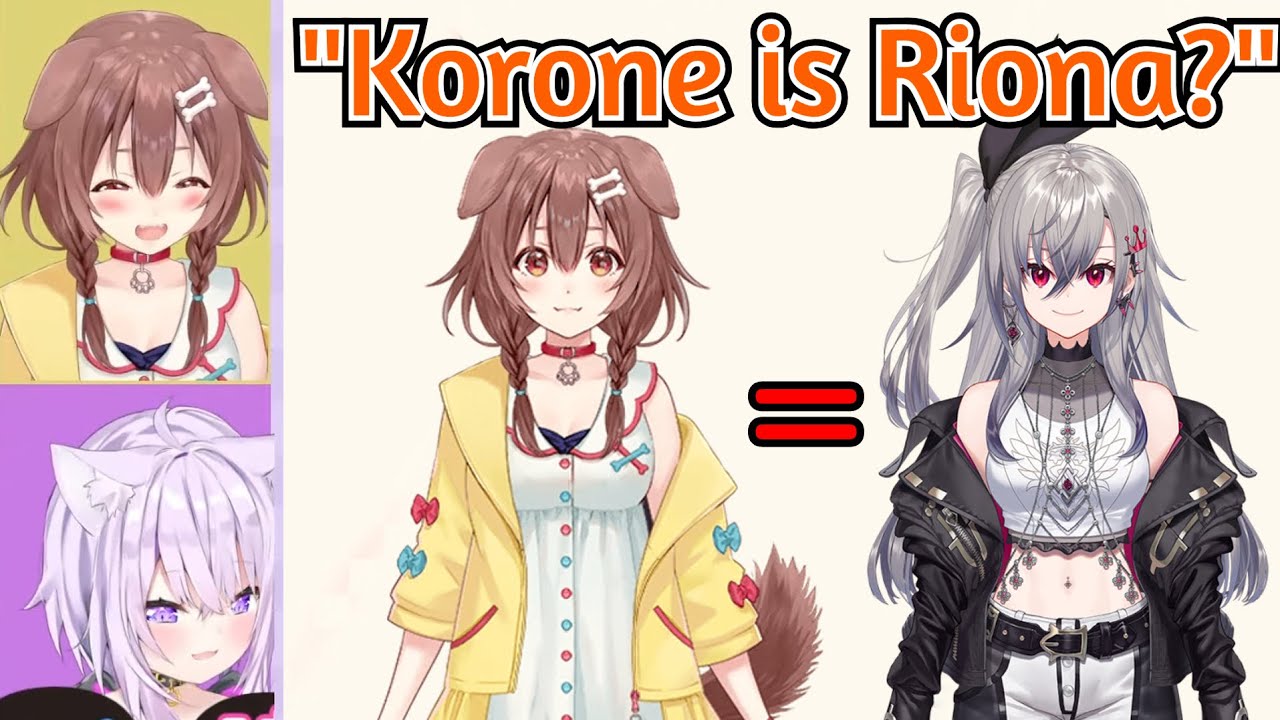 OkaKoro Noticed That Korone and Riona Might be the Same Person? [Hololive/FlowGlow]
