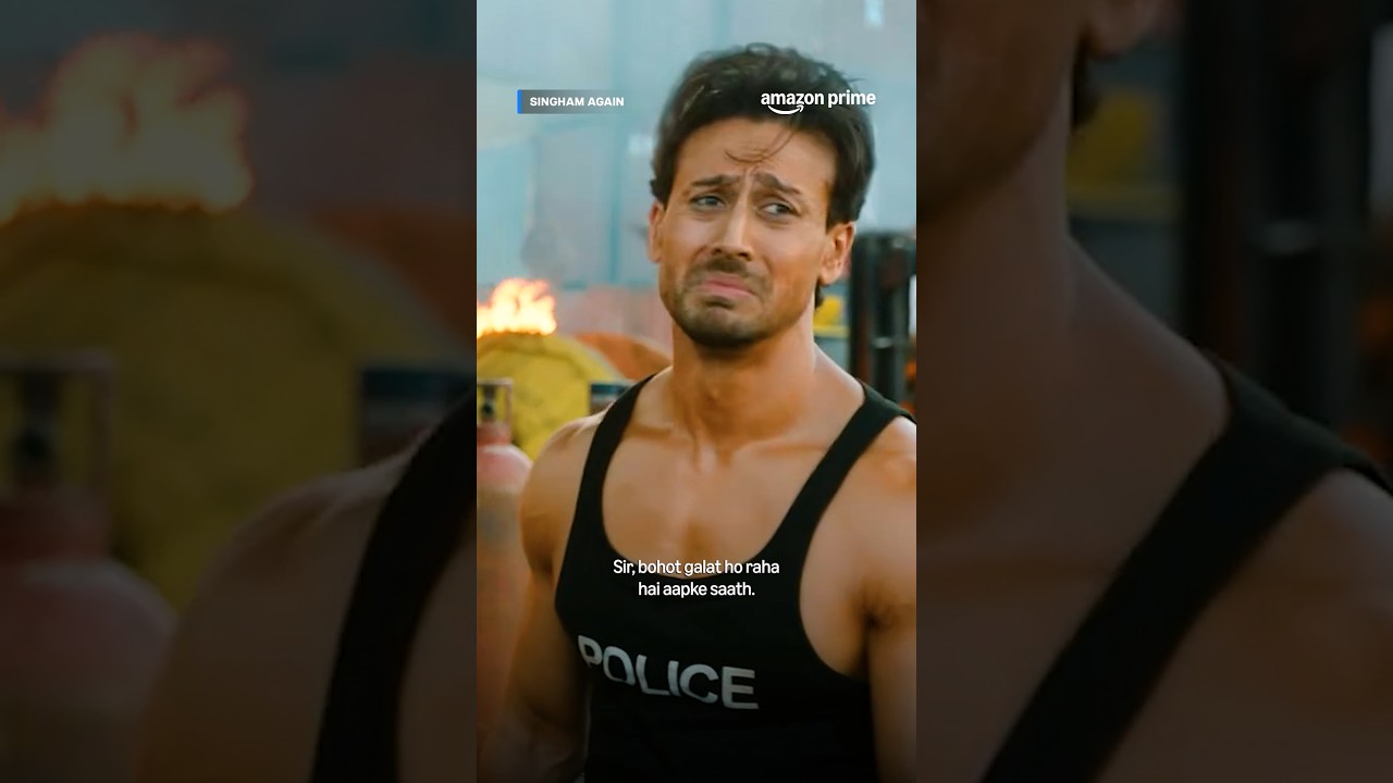 Tiger Shroff And His Complaints ft. Akshay Kumar In Singham Again 👀 | #primevideoindia