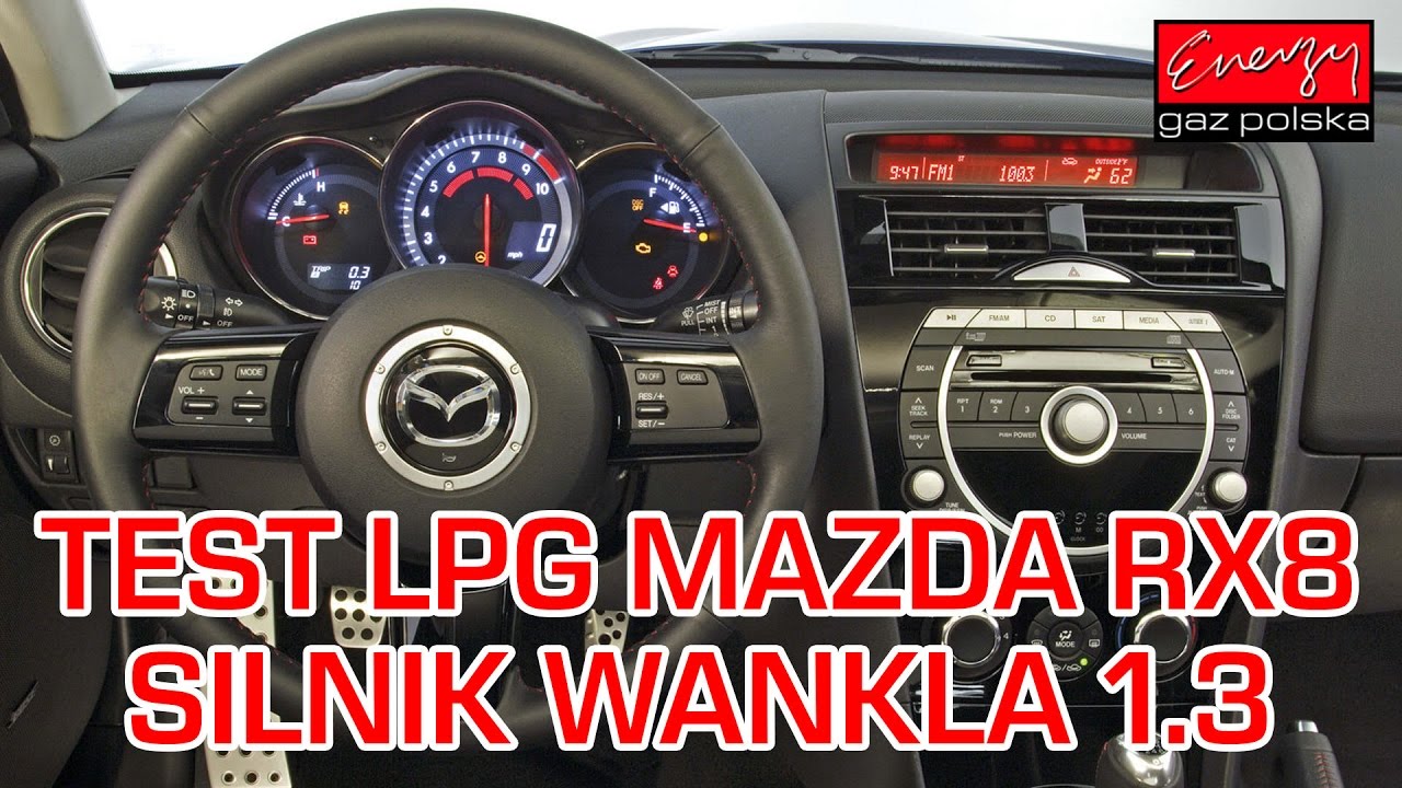 Jazda pr&oacute;bna testowa: Test LPG Mazda RX-8 w Energy Gaz Polska. Strojenie w ruchu miejskim na gaz!