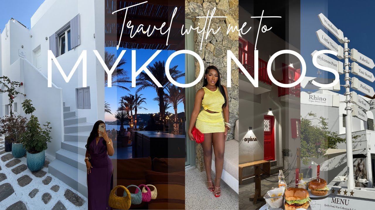 TRIP TO MYKONOS I Best pasta at D'Angelo + Nammos village + Mykonos town + Exploring & more