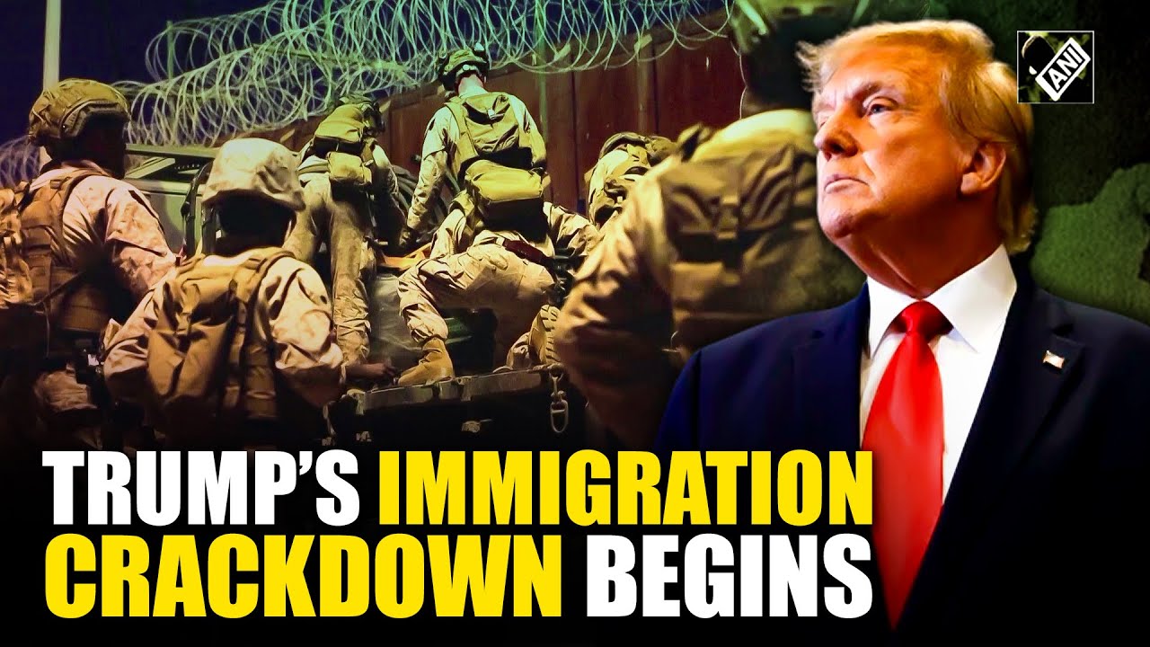 US Army bolster border security amid Trump&rsquo;s immigration crackdown, 1500 migrants stranded at border