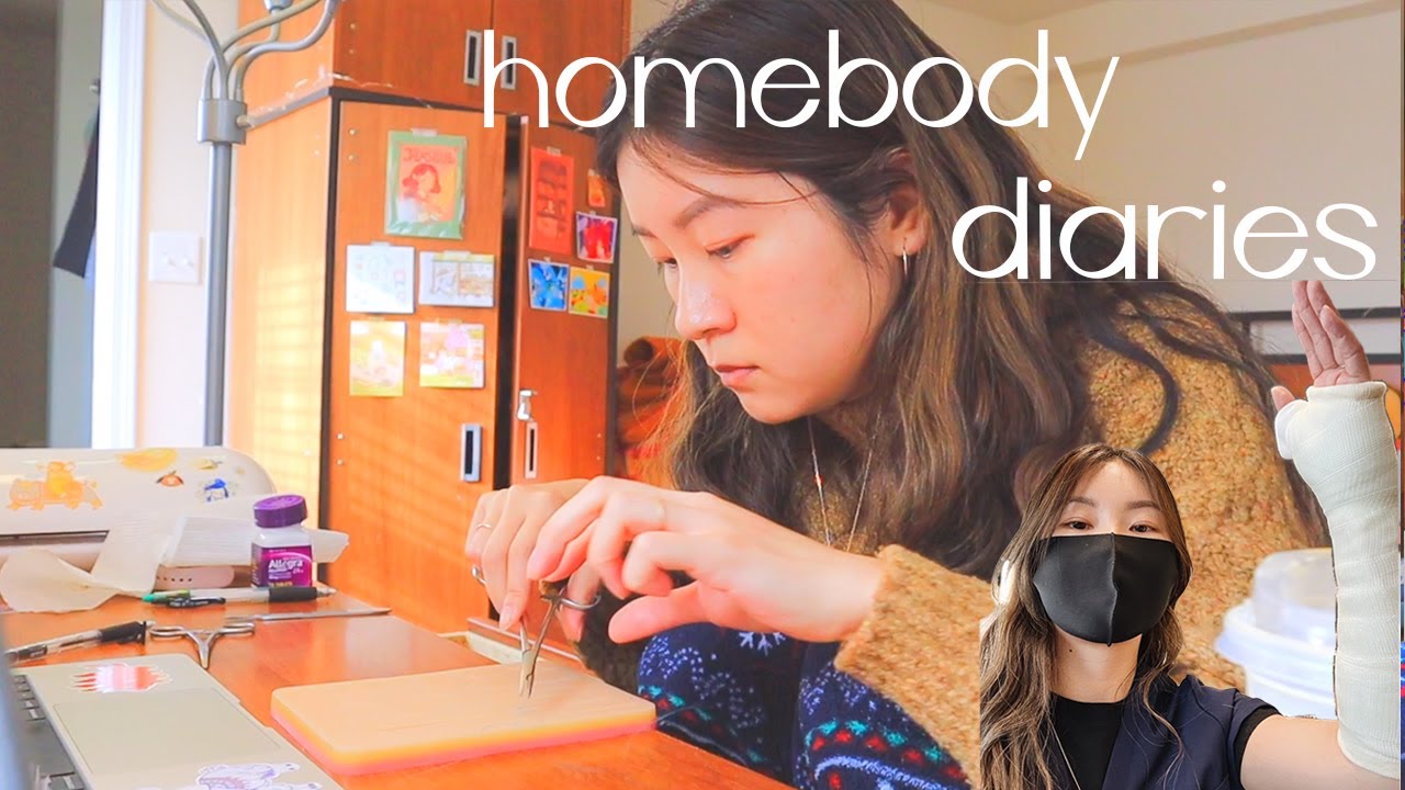 casting, suturing, & TOTE BAG reveal! 🥬 ✨ homebody diaries 04.