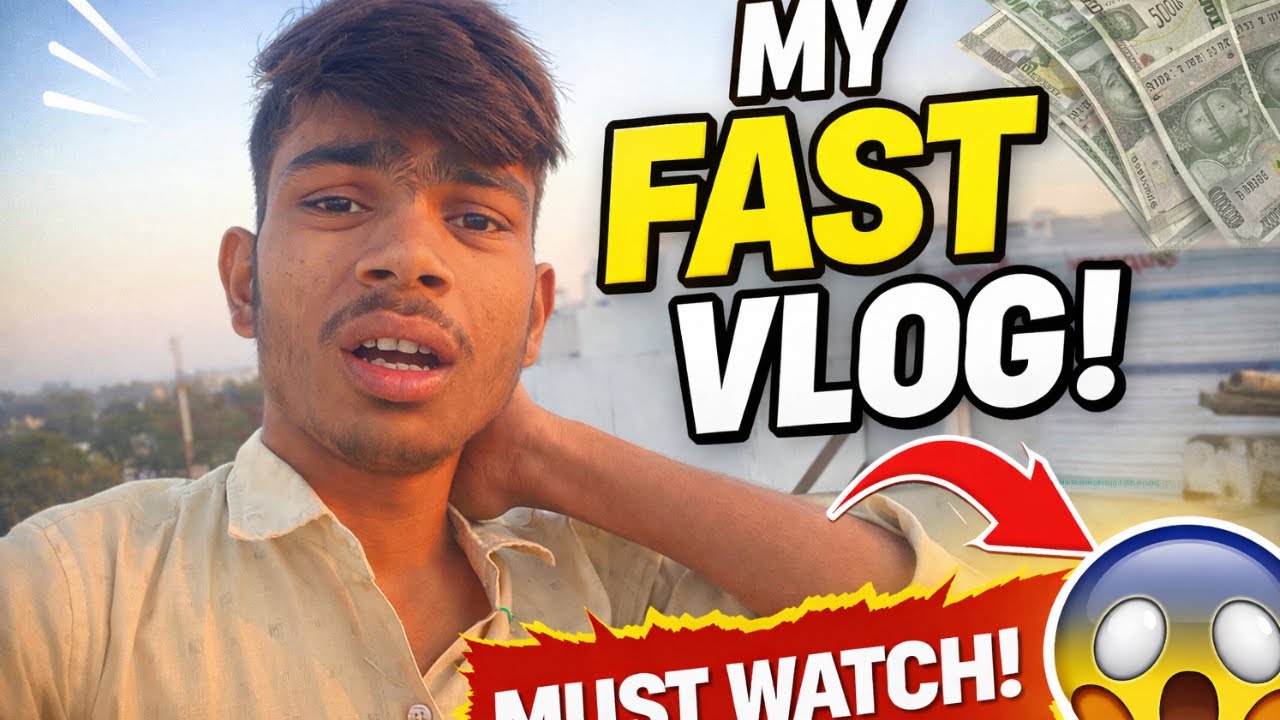 My FAST Vlog 😱 | Aaj Ka Sabse Crazy Moment | Must Watch Vlog