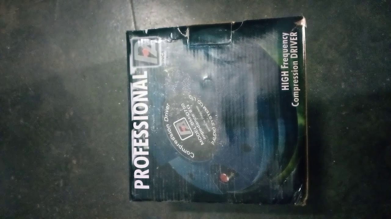 Original Paudio Hf | Compression Driver | Unboxing of original paudio Hf Model no. BM-D750