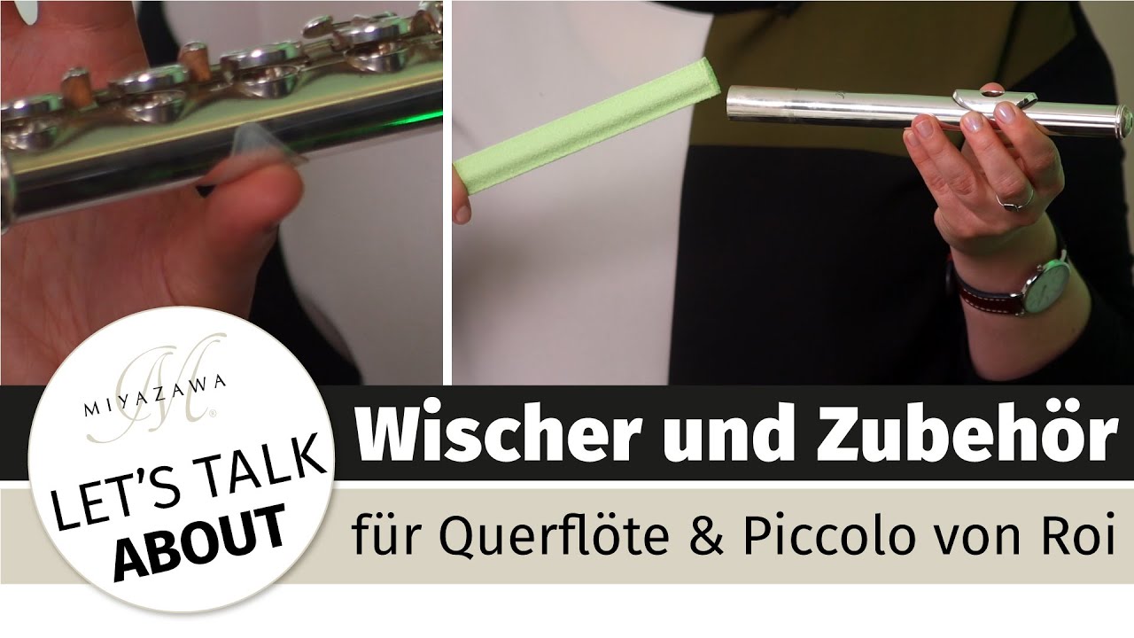 Wischer und Zubehör für Querflöte und Piccolo von Roi.