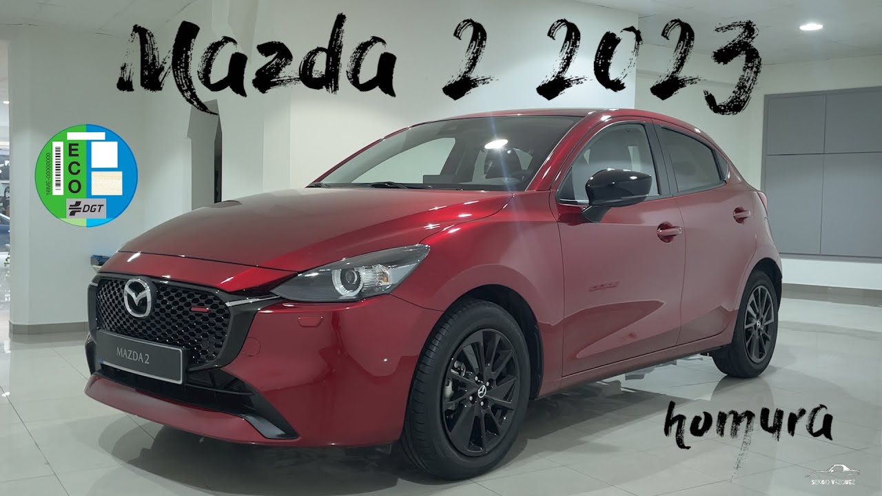 Review 🤩Mazda 2 2023 HOMURA🤩 Mild hybrid, etiqueta ECO