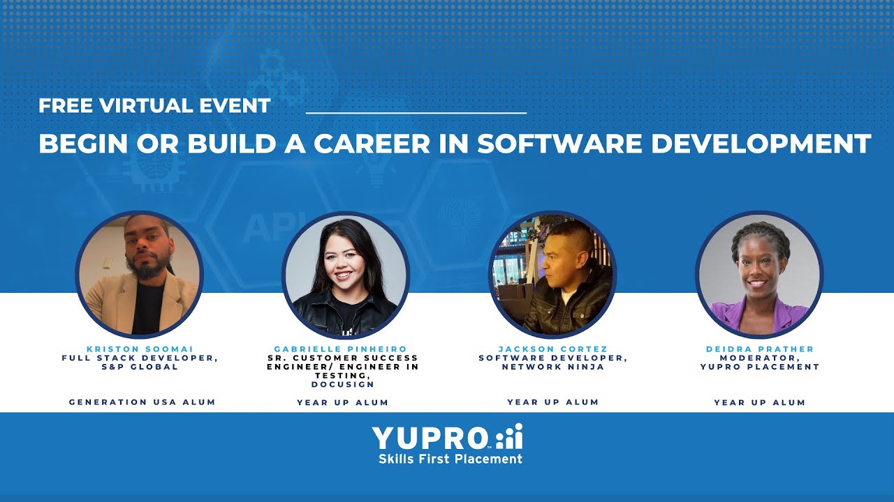 Begin or Build a Career in Software Development