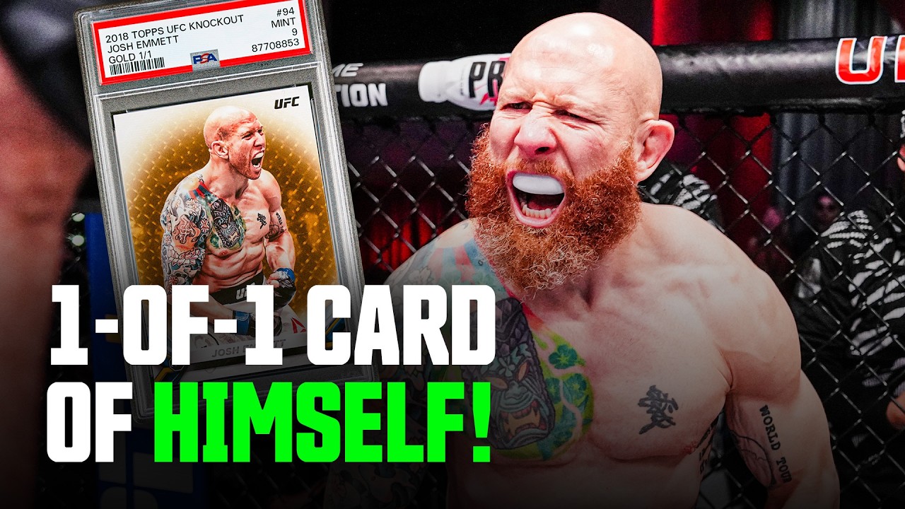 Как боец ​​UFC Джош Эмметт стал СУПЕРКОЛЛЕКЦИОНЕРОМ спортивных карточек…