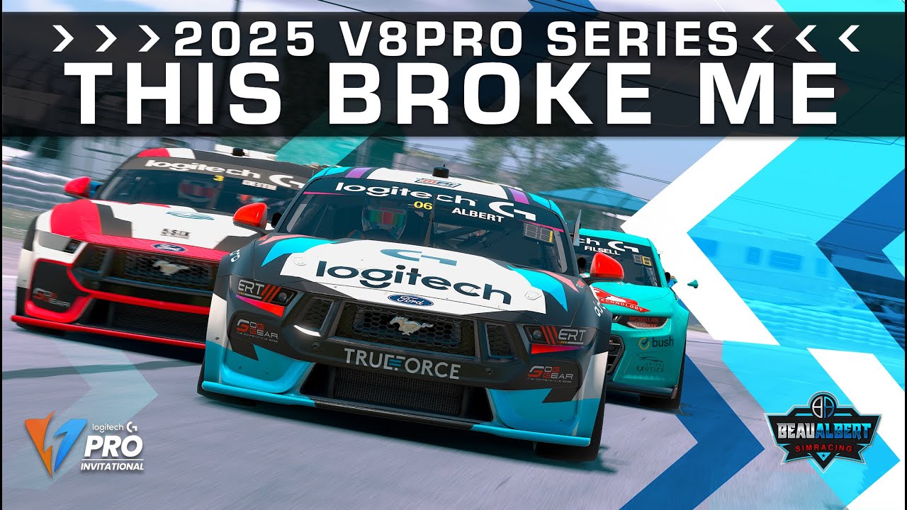 First EVER V8 PRO Series Race in the New Gen 3 Supercar! Round 1 - iRacing