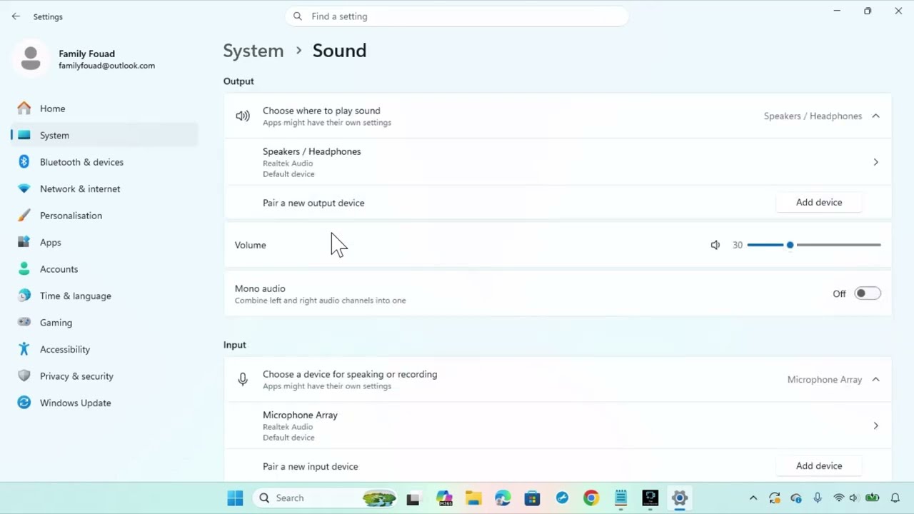 Устраните проблемы со звуком в Microsoft Teams, отключив улучшения звука в Windows 11.