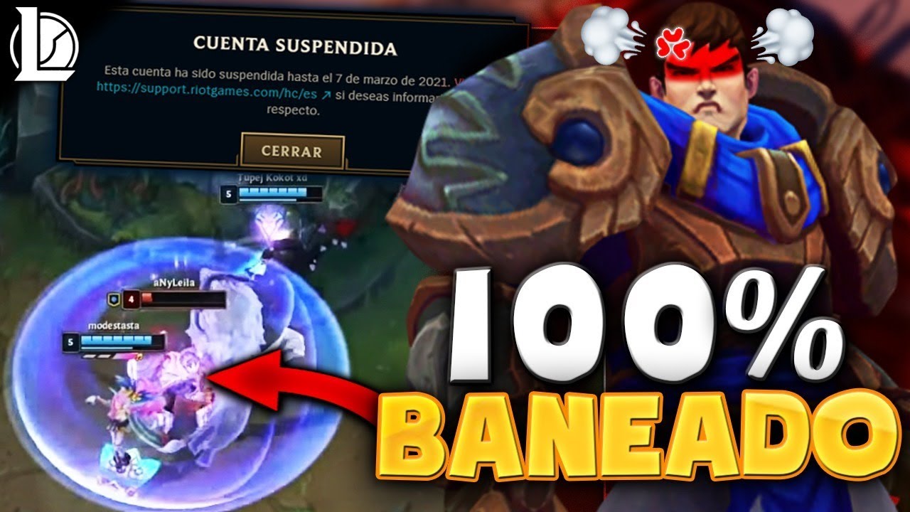⛔ ¡BANEAN AL GAREN MÁS TILTEADO POR HACER ESTO! *NUNCA LO HAGAS* ES 100% BAN