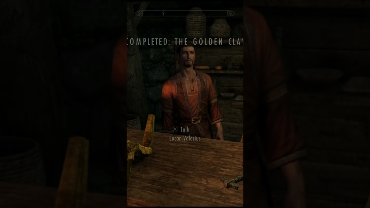 Редкий диалог Золотого Когтя - Skyrim