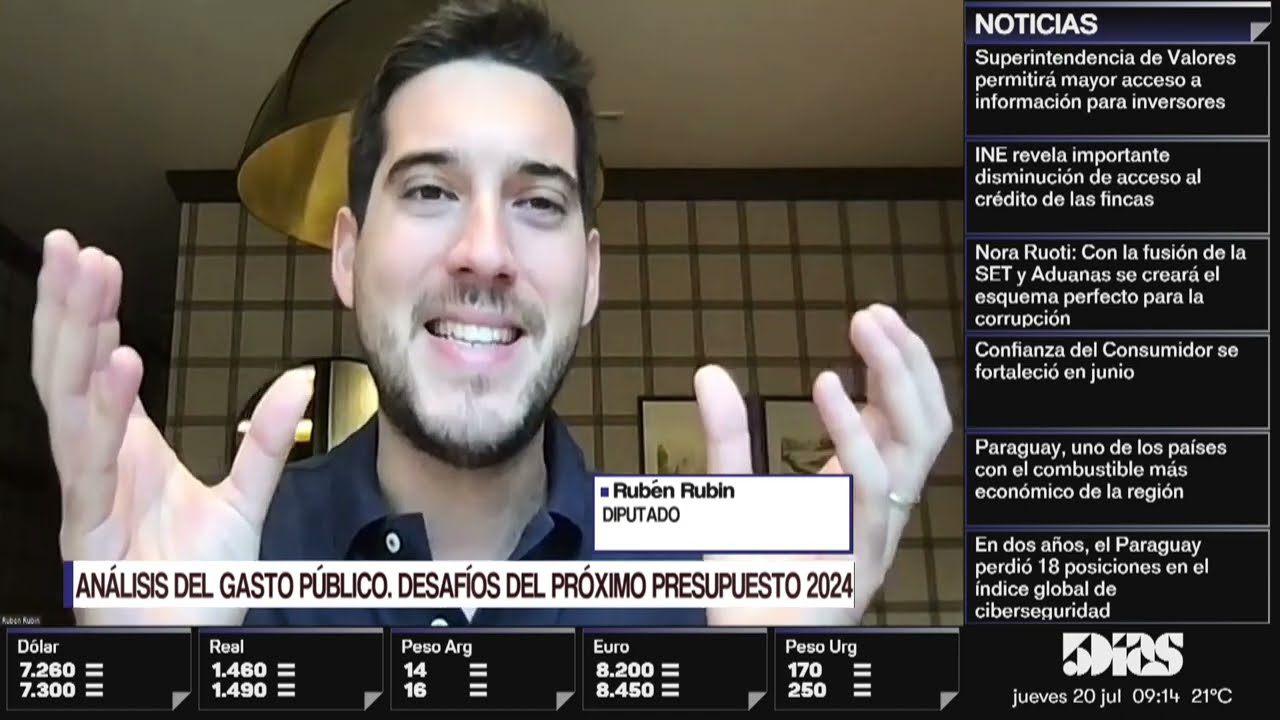 RUB&Eacute;N RUB&Iacute;N | AN&Aacute;LISIS DEL GASTO P&Uacute;BLICO, DESAF&Iacute;OS DEL PR&Oacute;XIMO PRESUPUESTO 2024 | APERTURA |&nbsp;5d&iacute;asTV