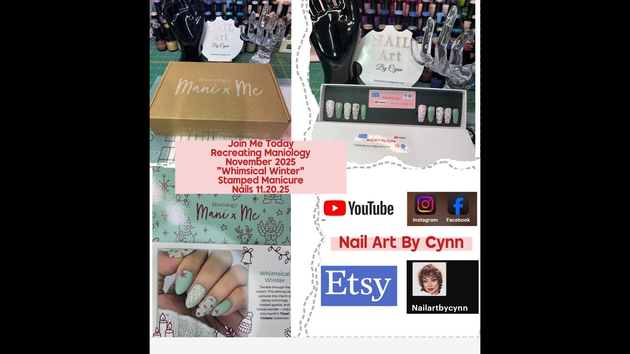 Maniology Recreate Whimsical Winter Mani and Me Manicure 11 20 25