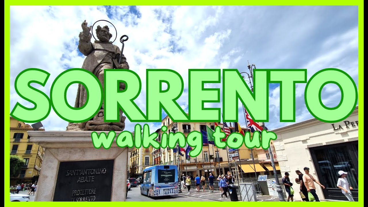 ✨️ Sorrento ,  Italy  2024 ✨️ 🇮🇹  [ 4K  ]    Walking Tour    #italy   #walkingtour