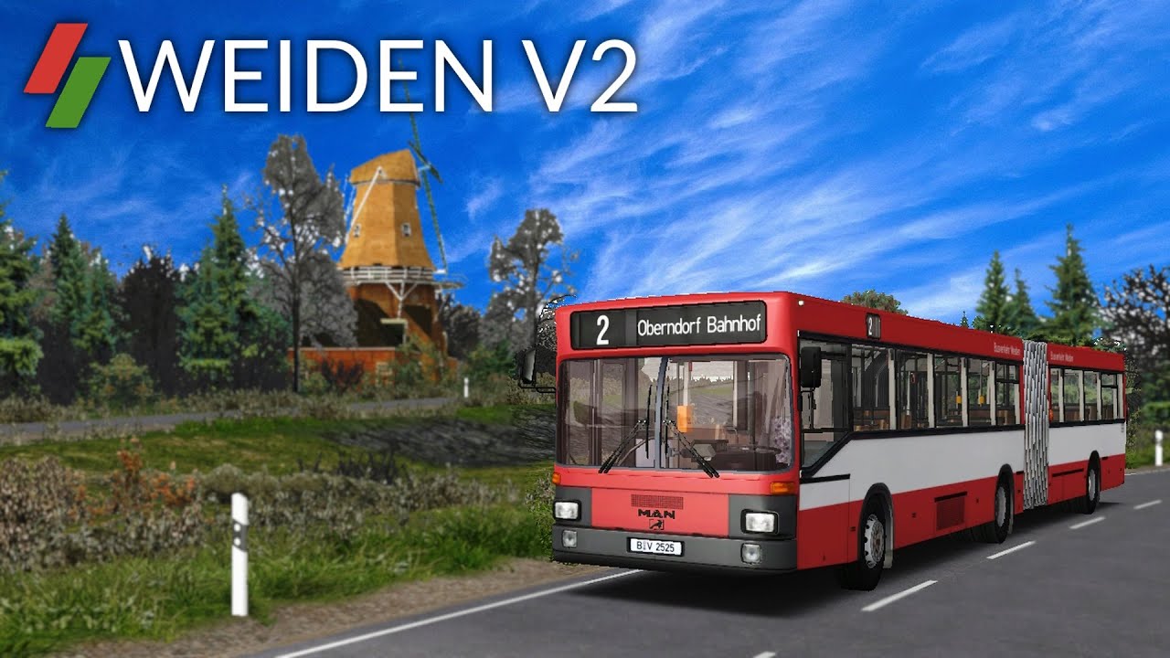Mit dem MAN SG 292 auf Weiden - MAN Standardbusfamilie | Let's Play OMSI 2 #241
