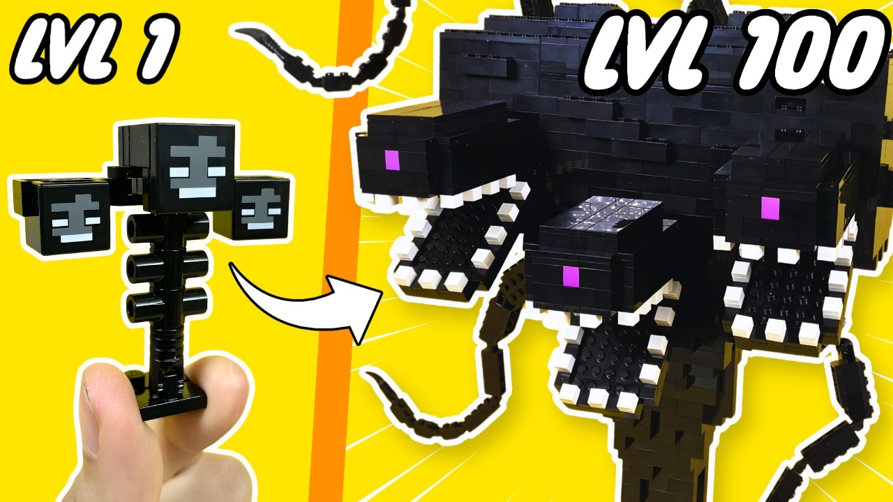 Маленькие и большие мобы из Лего в Minecraft
