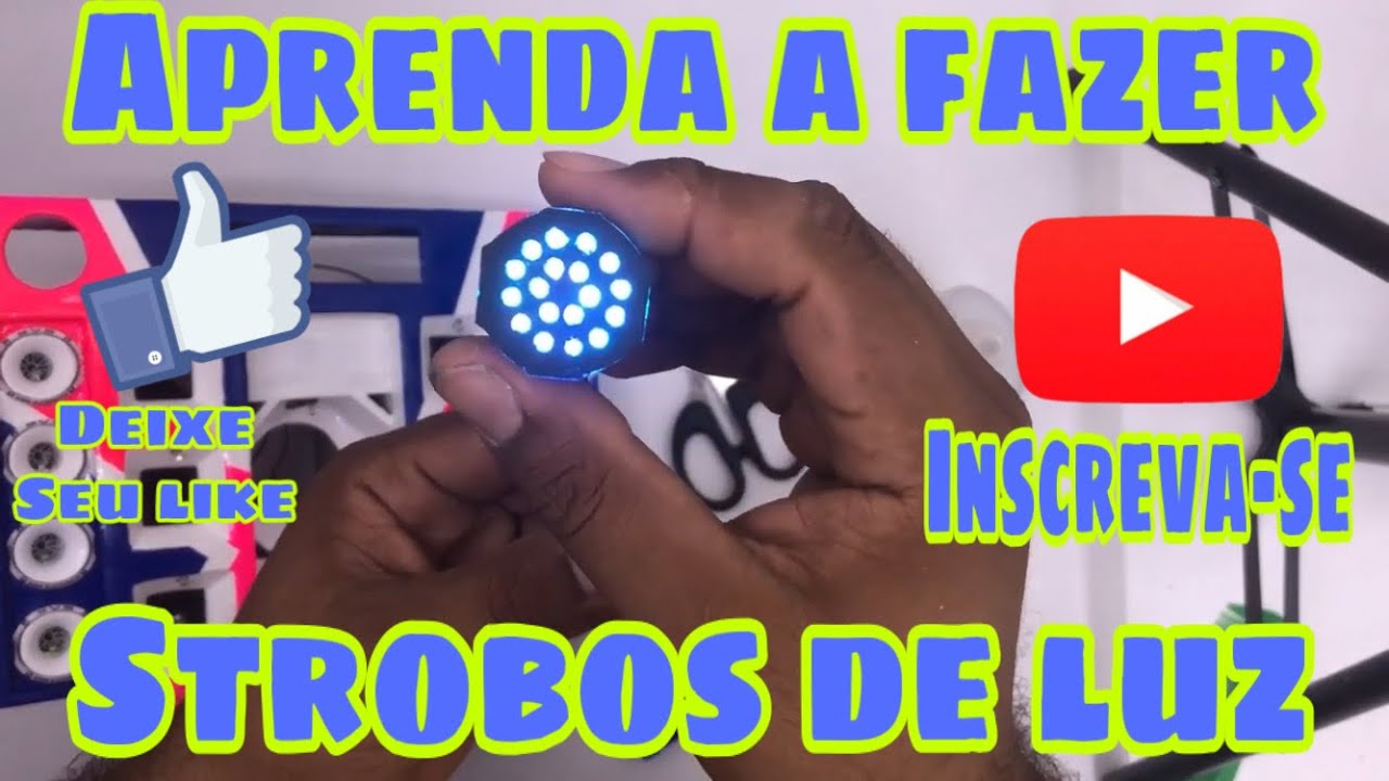 Strobos de luz para mini paredão #youtubeshorts