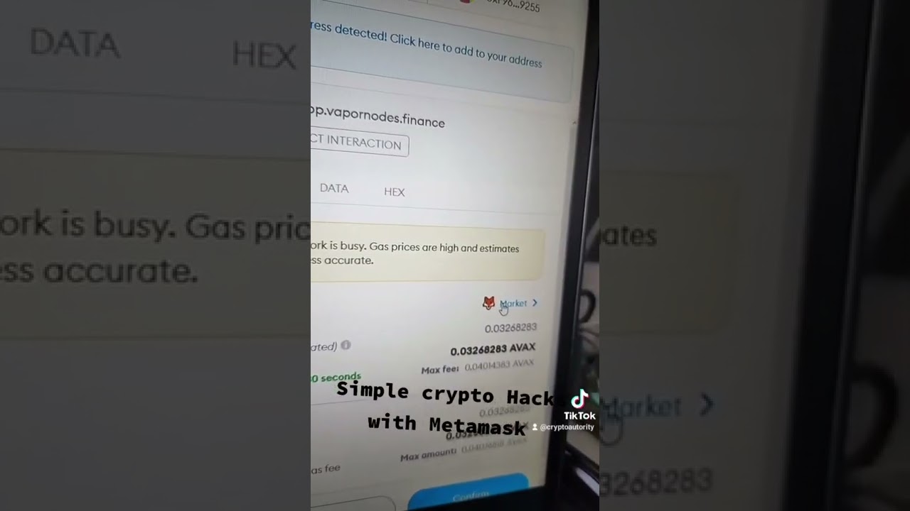 easy to use Metamask hack !