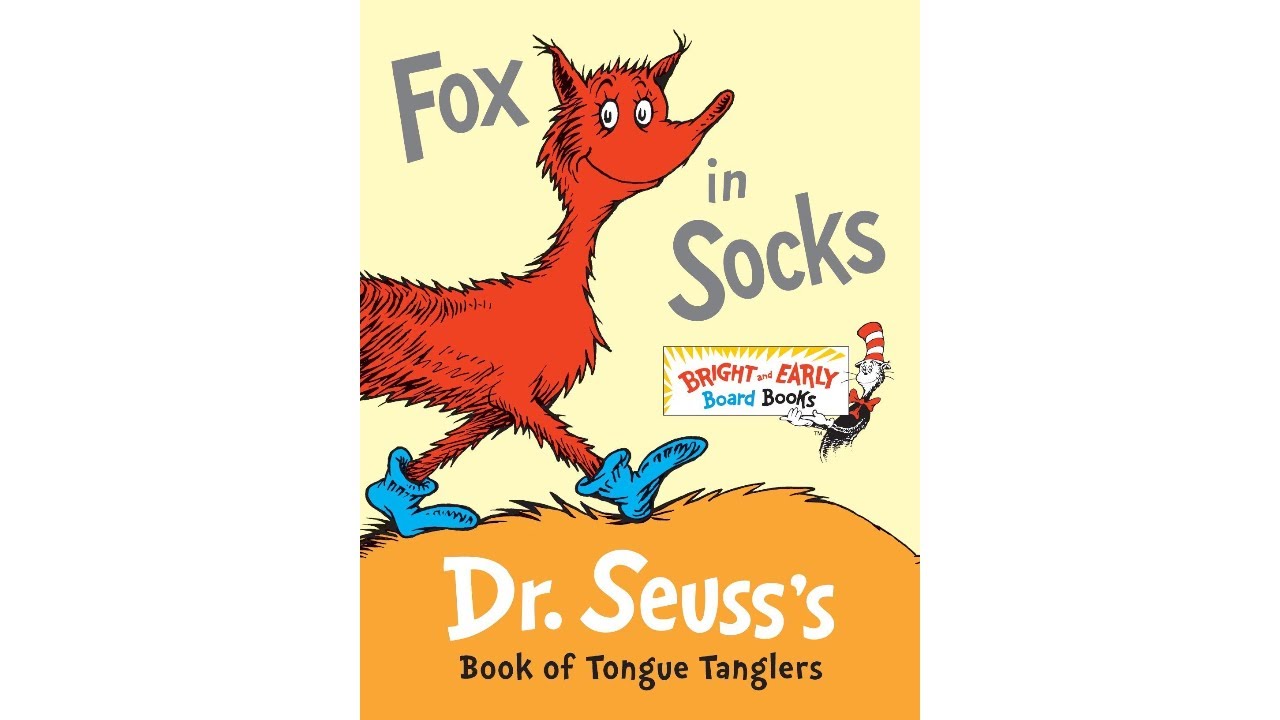 🦊 Fox in Socks by Dr. Seuss | Tongue Twister Read Along!