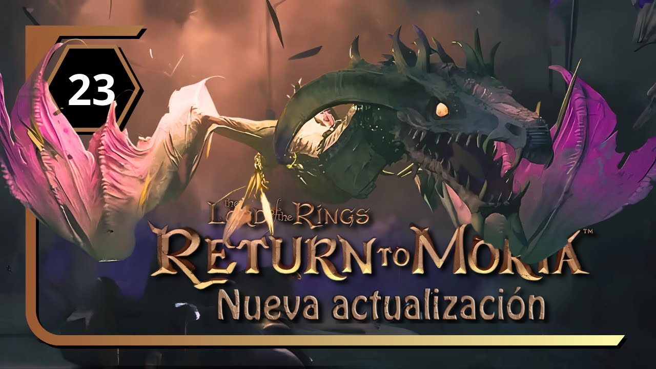 la ÉPICA BATALLA contra la DRAGONA cobarde en Lord of the Rings: Return to Moria (23)