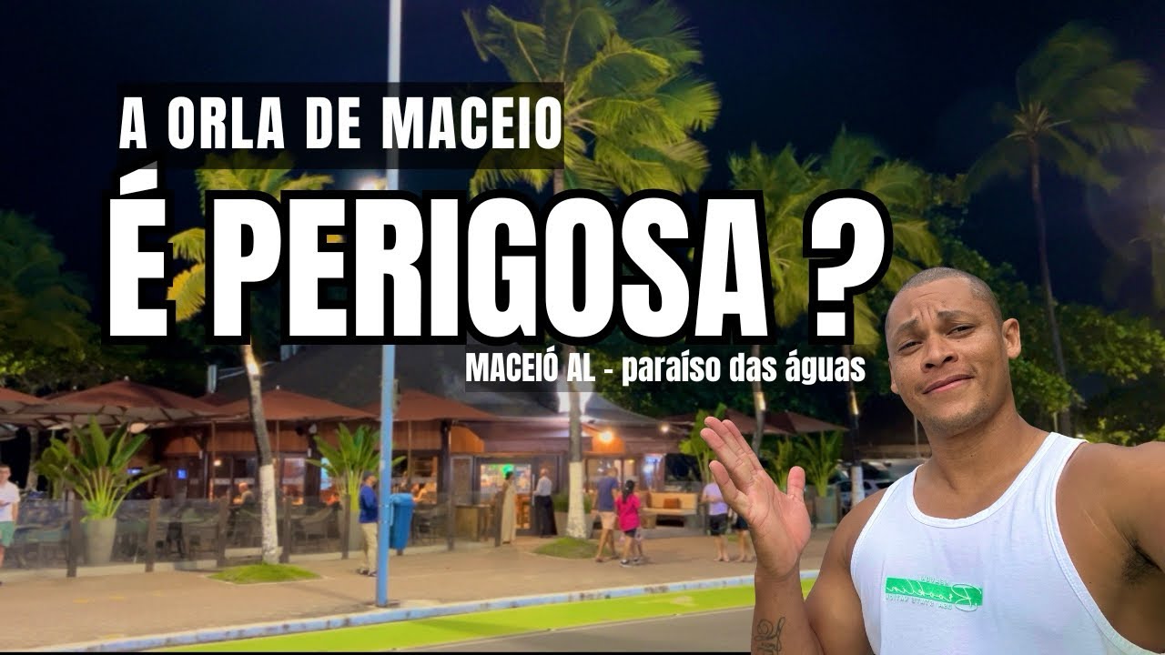 A PERIGOSA NOITE DA ORLA DE MACEIÓ #maceio #praiademaceió #viagem 