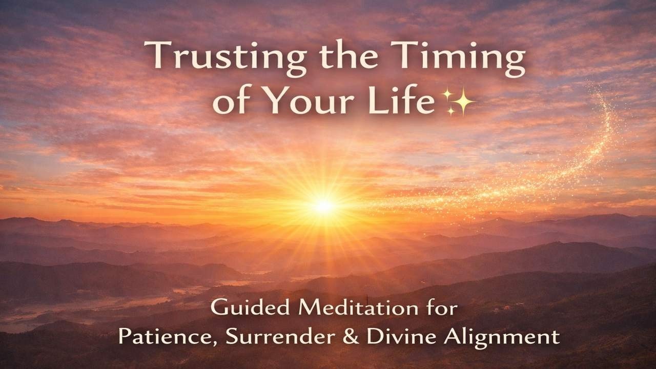 Trusting the Timing of Your Life ✨ Guided Meditation for Patience, Surrender & Divine Alignment