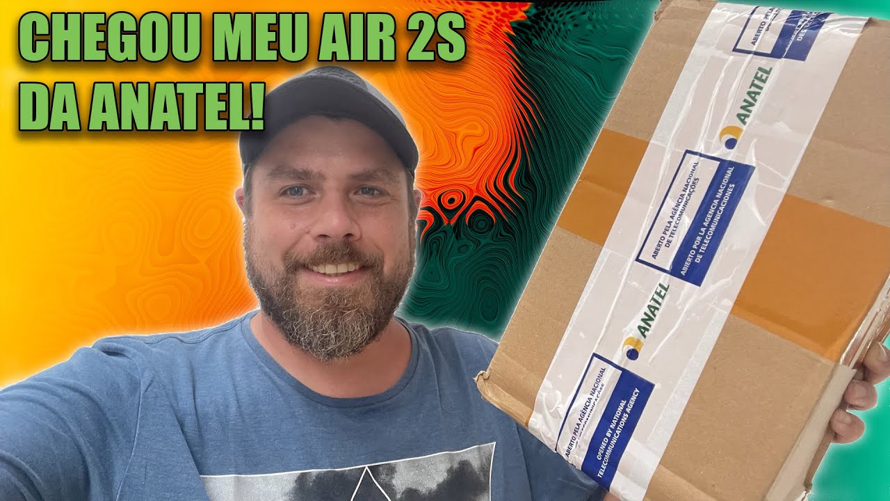 LIVE 10 - CHEGOU MEU AIR 2S DA CHINA QUE CAIU NA ANATEL!