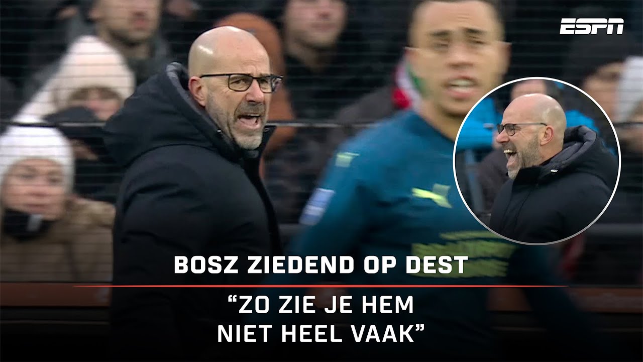 Zeldzame beelden: Peter BOSZ met een TIRADE richting Sergiño DEST 😡 | Dit Was Het Weekend