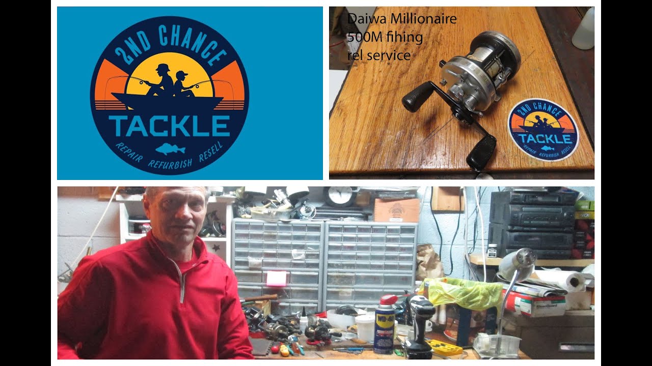 Daiwa Millionaire II 500M Round bait casting fishing reel how to service