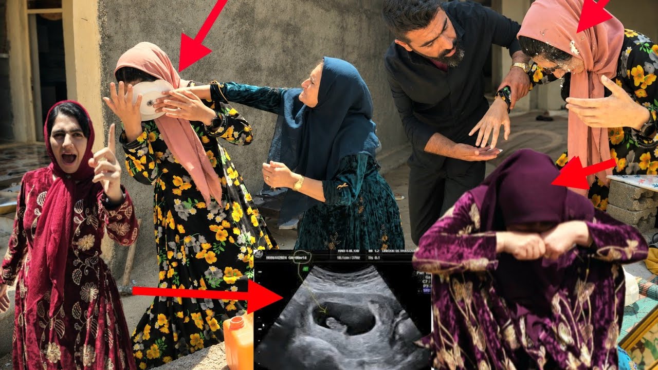 The sensitive moment of receiving the pregnancy test result;  Maryam's unexpected reaction😱😱