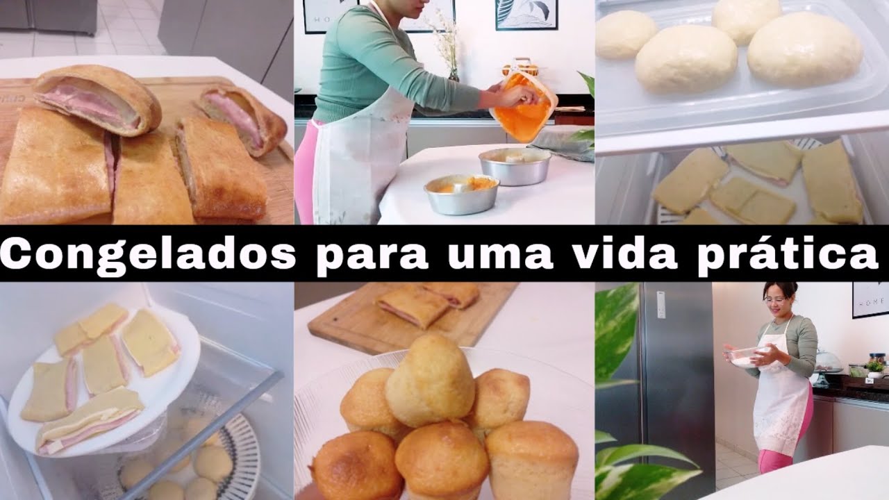 Como  eu faço  para congelar Massas de Bolo,salgados,tortas...