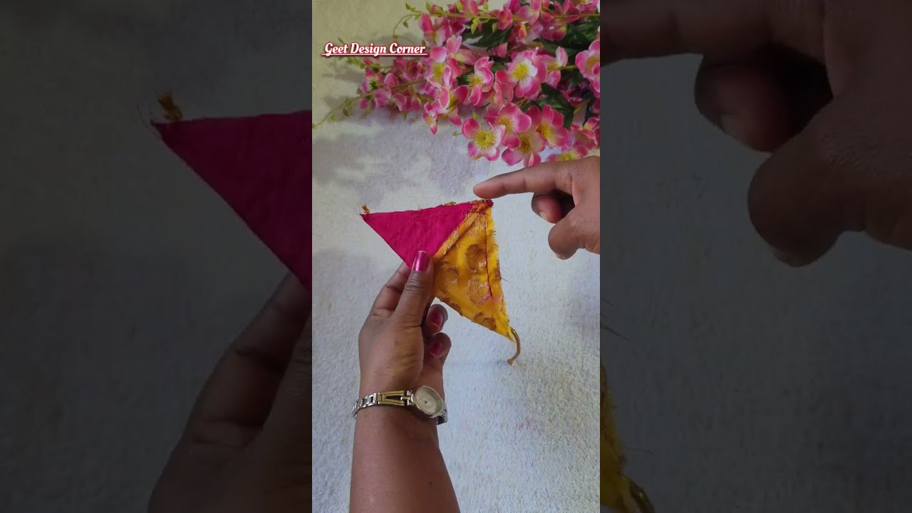 Beautiful Blouse Latkan Design making at home 💫✨ Beginners friendly tutorial 🫰🏻